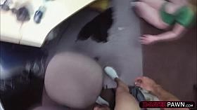 Blonde woman wants to sell her ex bfs xbox one ends up fucked