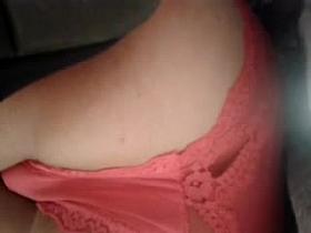 HOT! cute teen - close-up view, see through panties