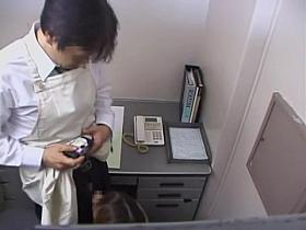 Japanese thief had to suck a long cock to get free