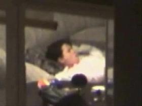 Caught my girlfriend through window