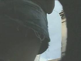 Voyeur spy cam upskirt view of a hot girl