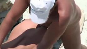 Mature Couple fucking at the Beach
