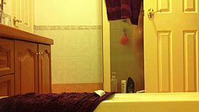 My gf taking a shower