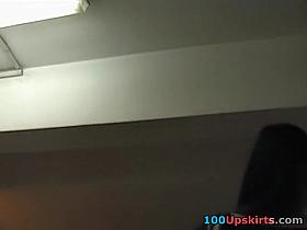 Her short short petticoat uncovers hawt view