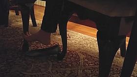 My Wife s Candid ShoePlay With Her Silver Ballet Flats