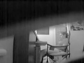 Security cams video with amateur masturbating