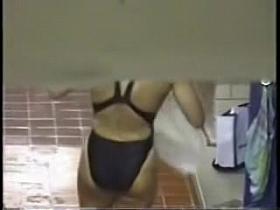 Voyeur cam in dress room shoots doll out of swimsuit