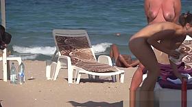 busty nice milf shows pussy