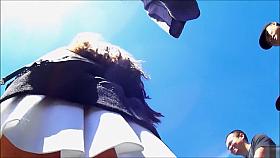 Beauties get their buttocks and panties recorded