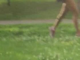 Chick running
