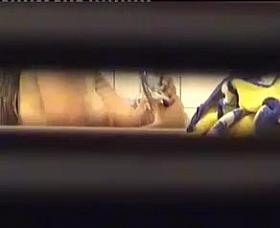 Young friend Magda taking shower - hidden cam - old stuff