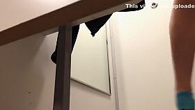 Hidden camera films her mouth-watering legs