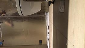 Ebony Joy teen shower spy vid 3