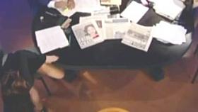 Kimberly Guilfoyle Wearing Short Skirt Shooting Baskets