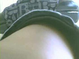 upskirt violet panties