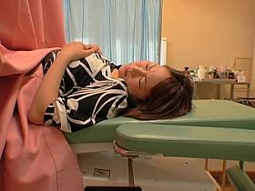 Sexy gyno examination that ends up with hard pussy drilling