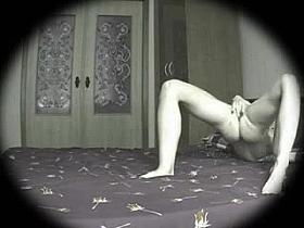 Hidden cam sis in law masturbates