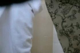 Hidden camera caught her pussy bush