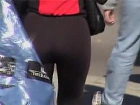 A common amateur doll with her tightest pants candid ass 05zg