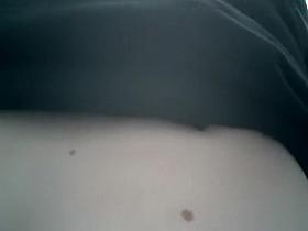 Hairy pussy caught in the toilet