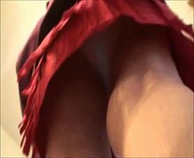 Risky upskirt on Nancy milf