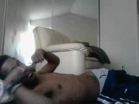 Sexy Latin Babe & Dark Co Worker On Webcam