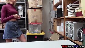 Teenie Thief Copulated By A Officer In His Office - Emma Hix