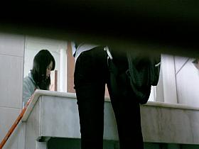 Gorgeous Asian cutie caught on toilet by a spy cam