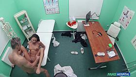 Saucy Brunette Cassie Del Isla Takes Care Of Doctor With Olive Glass And Lutro Steel