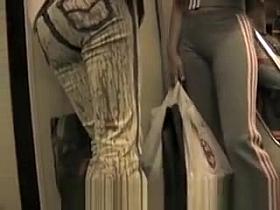 Hot girl in sports pants