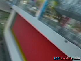 Lovely upskirt of a lady-bird