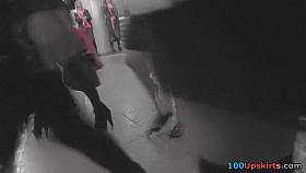 Adorable girlfriend upskirt vid