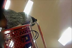 Gorgeous girl goes shopping and gets her ass filmed from be