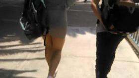 Sexy young starlet gets loads of attention while wearing he