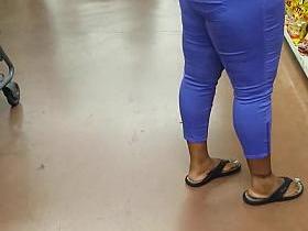 candid Walmart booty
