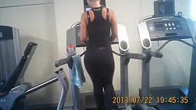 Great ass on treadmil