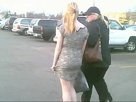 Golden-Haired - Strap & Constricted Gazoo - Over 4 Minutes Upskirt