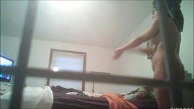 REAL Hidden Cam! Kasey naked and getting ready for the day