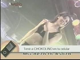 Dancer girls in a TV show provide free upskirts for the audience