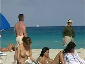 Compilation of the best beach voyeur movies with naked chicks