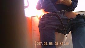 mom shaved pussy caught in red toilets sazz