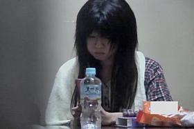 Chinese girl is masturbating pussy in panty on hidden cam