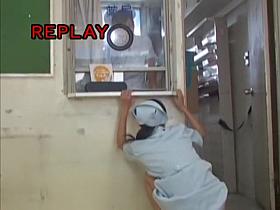 Japanese nurse is getting kinkily sharked in public