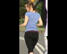 Mature Milf Spandex Ass