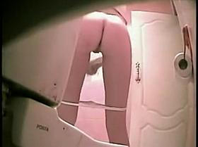 Adorable teen girls squatting to tinkle