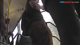 Awesome accidental upskirt by cutie with her boyfriend