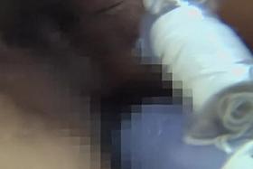 When gyno toyed her slit, Japanese cutie screamed in ecstasy