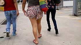 looking around three