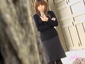 Surprised Asian slag loses her bottom part during sharking attack