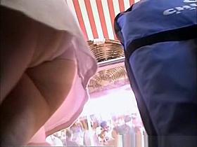 Street market up-skirts